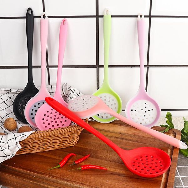spoons cooking strainer heat resistant non-stick durable colander long handle filter spoon silicone kitchen tool
spoons cooking strainer heat resistant non-stick durable colander long handle filter spoon silicone kitchen tool