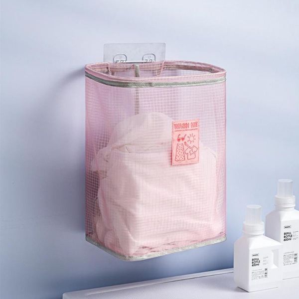 storage bags laundry hamper convenient wall-mounted nylon all-purpose dirty clothes basket for home
storage bags laundry hamper convenient wall-mounted nylon all-purpose dirty clothes basket for home