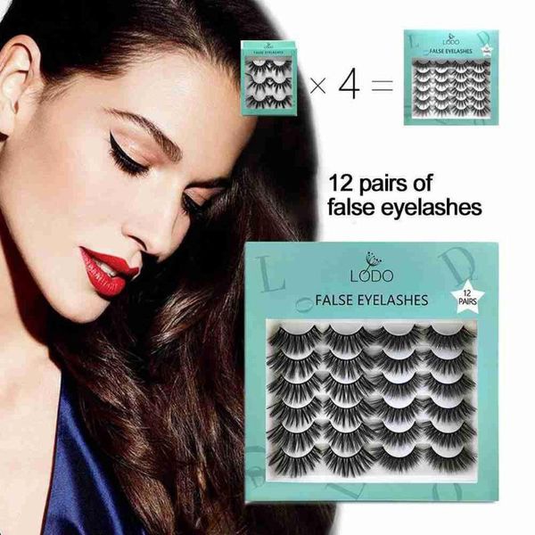 false eyelashes 12 pairs of 3d thick and fluffy natural simulation eyelash makeup tool
false eyelashes 12 pairs of 3d thick and fluffy natural simulation eyelash makeup tool