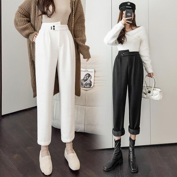 women's pants & capris corduroy trousers female qiu dong the drape loose straight and velvet upset chenille leisure haroun, Black;white
women's pants & capris corduroy trousers female qiu dong the drape loose straight and velvet upset chenille leisure haroun, Black;white