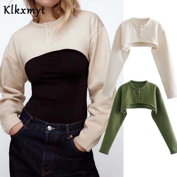 klkxmyt za sweater women fashion button small open collar warmers vintage long sleeve female pullovers chic 210527, White;black
klkxmyt za sweater women fashion button small open collar warmers vintage long sleeve female pullovers chic 210527, White;black
