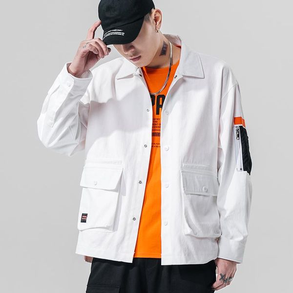 new spring autumn mens fashion jacket casual fit pocket decration good quality factory price, Black;brown
new spring autumn mens fashion jacket casual fit pocket decration good quality factory price, Black;brown