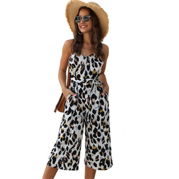 2020 summer new women's casual pants leopard suspender v-neck jumpsuit wide leg, Black;gray
2020 summer new women's casual pants leopard suspender v-neck jumpsuit wide leg, Black;gray