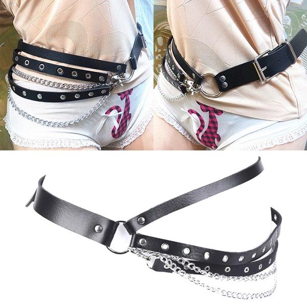 belts punk pu leather women rock buckle chain waistband waist adjustable, Black;brown
belts punk pu leather women rock buckle chain waistband waist adjustable, Black;brown