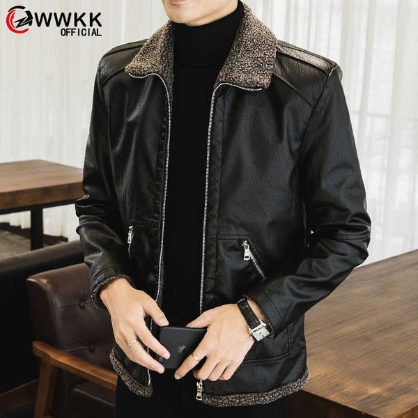 wwkk 2021 new gentlemen leather bomber jas with bontkraag real learn pork sleigh winter warm jackets men, Black
wwkk 2021 new gentlemen leather bomber jas with bontkraag real learn pork sleigh winter warm jackets men, Black