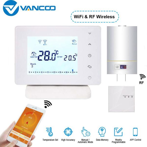 smart home control vancoo wifi & rf thermostat gas boiler digital calefaccion temperature controller wireless water
smart home control vancoo wifi & rf thermostat gas boiler digital calefaccion temperature controller wireless water