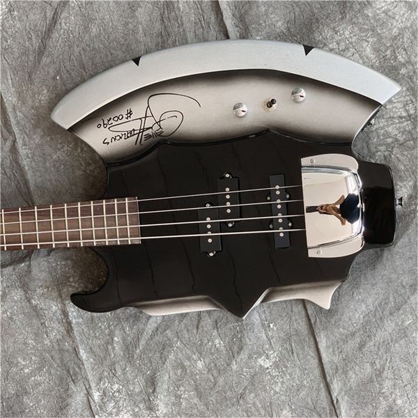 factory custom 4 strings axe bass guitar with rosewood fingerboard,chrome hardware,provide customized service
factory custom 4 strings axe bass guitar with rosewood fingerboard,chrome hardware,provide customized service