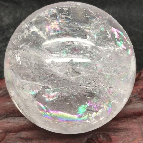decorative objects & figurines natural white rainbow clear quartz crystal sphere ball healing gemstone
decorative objects & figurines natural white rainbow clear quartz crystal sphere ball healing gemstone