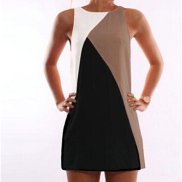 geometry patchwork dress women summer tank dresses sleeveless bodycon dress pencil dressing, Black;gray
geometry patchwork dress women summer tank dresses sleeveless bodycon dress pencil dressing, Black;gray