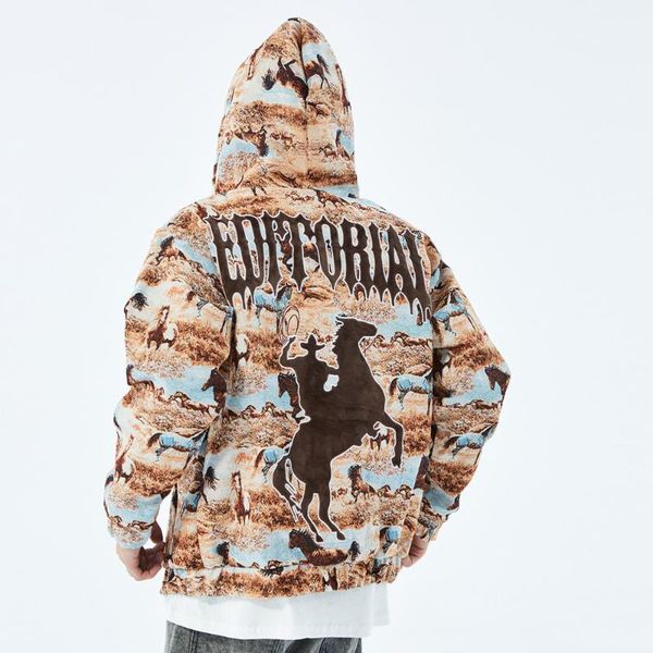men's jackets 2021 cartoon animal embroidery hooded jacket fashion european and american loose hat zipper, Black;brown
men's jackets 2021 cartoon animal embroidery hooded jacket fashion european and american loose hat zipper, Black;brown