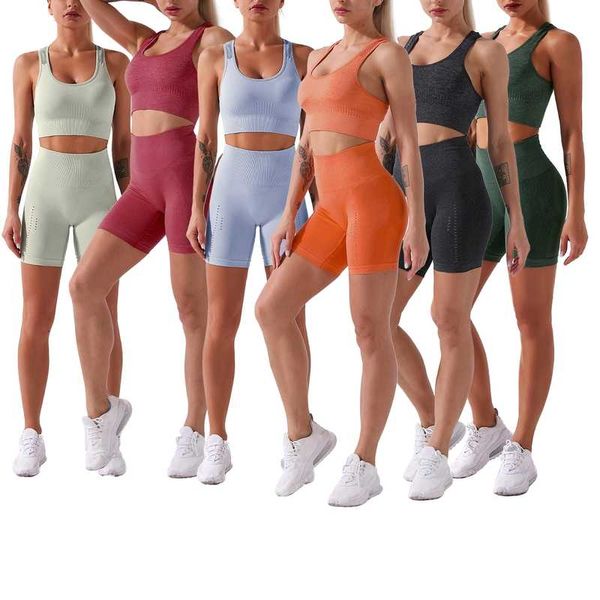 2021 new women's sports clothes double sets needless hight tail effects color yoga bodybuilding elastic training suit, Gray
2021 new women's sports clothes double sets needless hight tail effects color yoga bodybuilding elastic training suit, Gray
