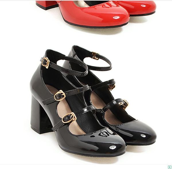 women's shoes in spring and autumn round head shallow mouth coarse heel, Black
women's shoes in spring and autumn round head shallow mouth coarse heel, Black