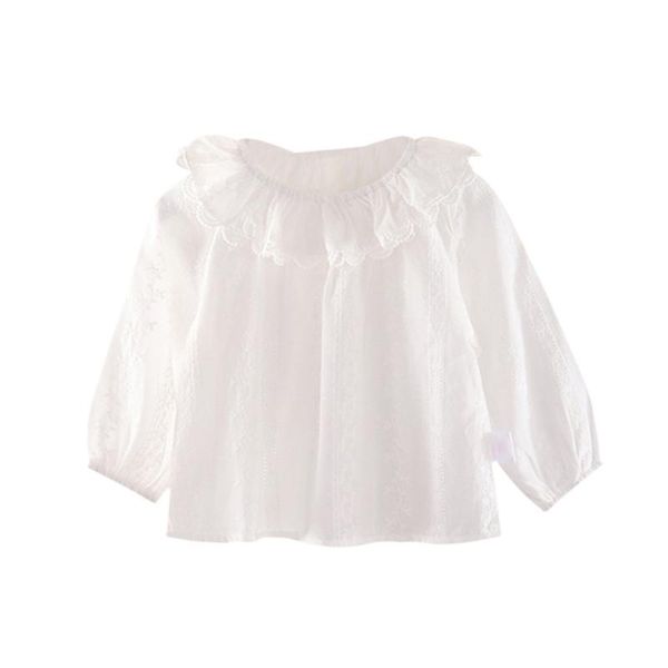 shirts 2021 baby girl shirt casual solid color flower embroidery lapel lace collar long sleeve doll, White;black
shirts 2021 baby girl shirt casual solid color flower embroidery lapel lace collar long sleeve doll, White;black