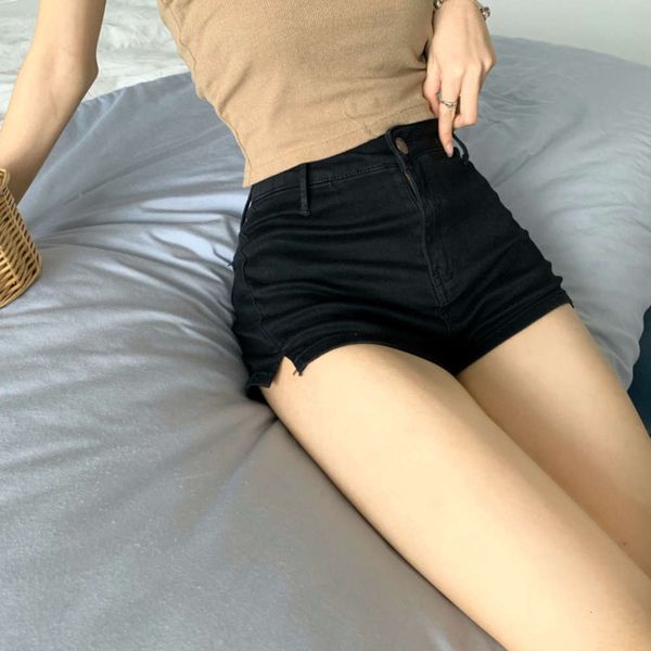 2020 summer new korean chic high waist split pants, White;black
2020 summer new korean chic high waist split pants, White;black