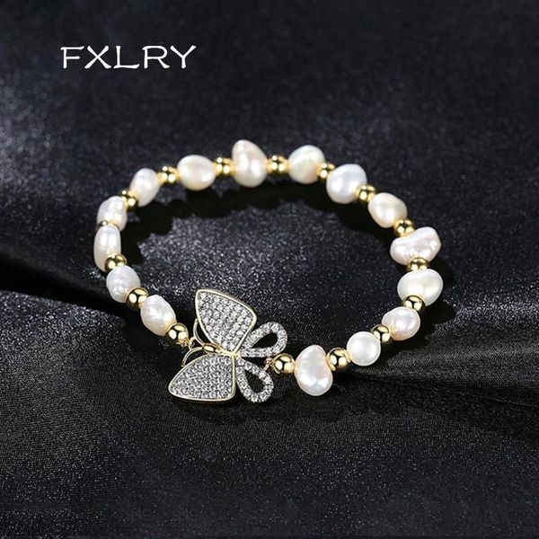 charm bracelets fxlry elegant pink & white color cubic zirconia natural pearl butterfly bracelet for women party gift, Golden;silver
charm bracelets fxlry elegant pink & white color cubic zirconia natural pearl butterfly bracelet for women party gift, Golden;silver