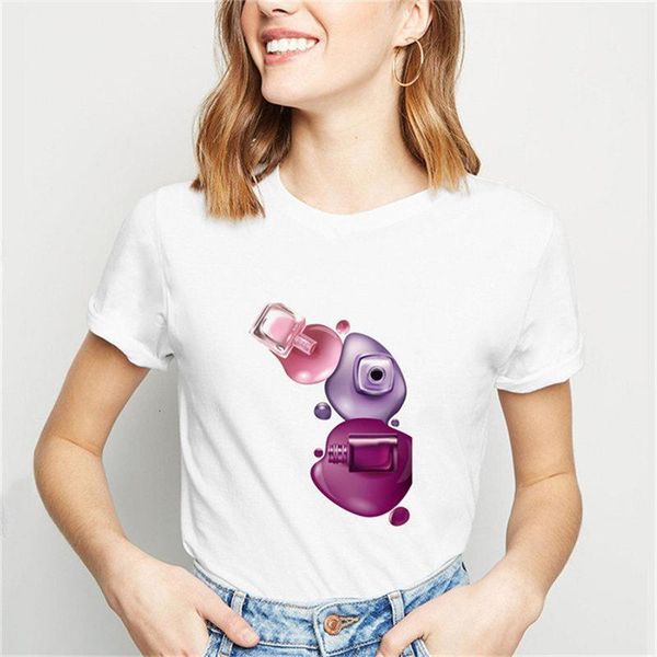 women funny t shirt women lipstick nail polish tshirt girl vogue tee casual printed woman female t-shirt short sleeve top, White
women funny t shirt women lipstick nail polish tshirt girl vogue tee casual printed woman female t-shirt short sleeve top, White