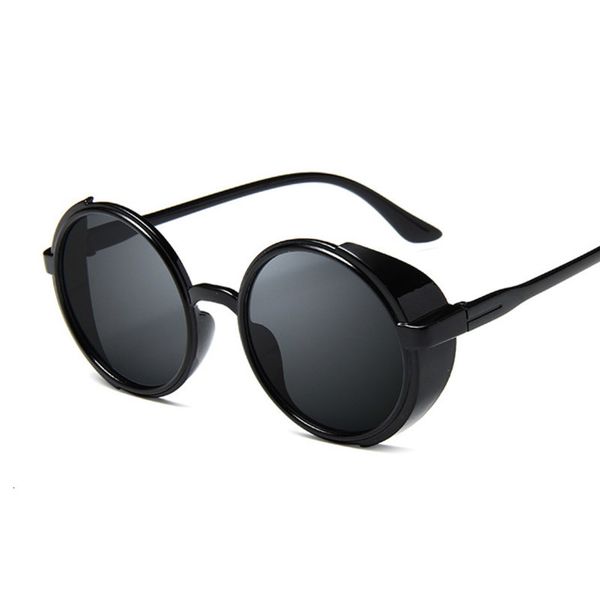 retro round steampunk sunglasses women side shield goggles plastic frame gothic mirror lens sun glasses female
retro round steampunk sunglasses women side shield goggles plastic frame gothic mirror lens sun glasses female