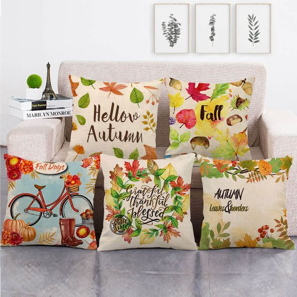 45cm*45cm hello autumn and leaves throw cushion cover linen/cotton sofa pillow cover decorative pillow case
45cm*45cm hello autumn and leaves throw cushion cover linen/cotton sofa pillow cover decorative pillow case