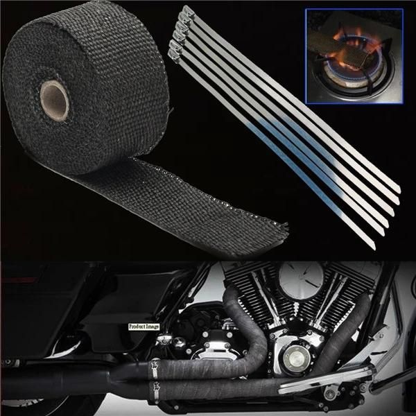 motorcycle exhaust system 5 10 meter car heat wrap insulation pipe tape white titanium black high fiber glass
motorcycle exhaust system 5 10 meter car heat wrap insulation pipe tape white titanium black high fiber glass