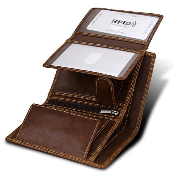 wallets rfid men's leather solid luxury wallet men genuine short purses holder business male coin purse, Red;black
wallets rfid men's leather solid luxury wallet men genuine short purses holder business male coin purse, Red;black