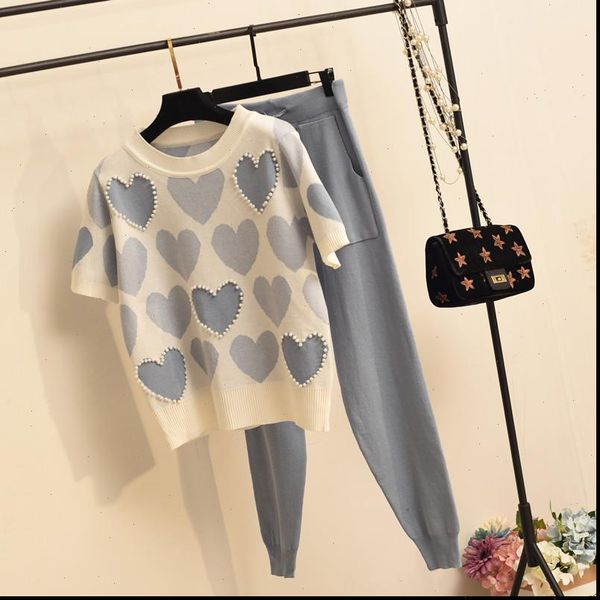 2021 new spring 2 piece set women pearl heart short sleeve and solid loose lace up trousers loose 2 piece sets, Gray
2021 new spring 2 piece set women pearl heart short sleeve and solid loose lace up trousers loose 2 piece sets, Gray