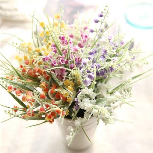 1pc artificial flower bouquet plastic fake flowers for wedding party decorations home artificial garden decor
1pc artificial flower bouquet plastic fake flowers for wedding party decorations home artificial garden decor