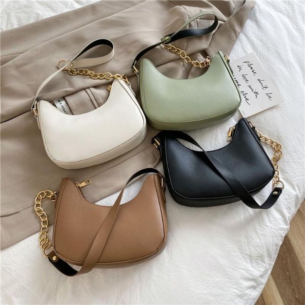 evening bags soft women's bag pu leather shoulder saddle solid color chain handbag elegant small handle hobos shopper purse
evening bags soft women's bag pu leather shoulder saddle solid color chain handbag elegant small handle hobos shopper purse