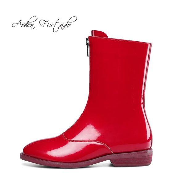 boots fashion elegant ladies concise women's shoes winter 2021 zipper round toe shiny red black front short 40
boots fashion elegant ladies concise women's shoes winter 2021 zipper round toe shiny red black front short 40