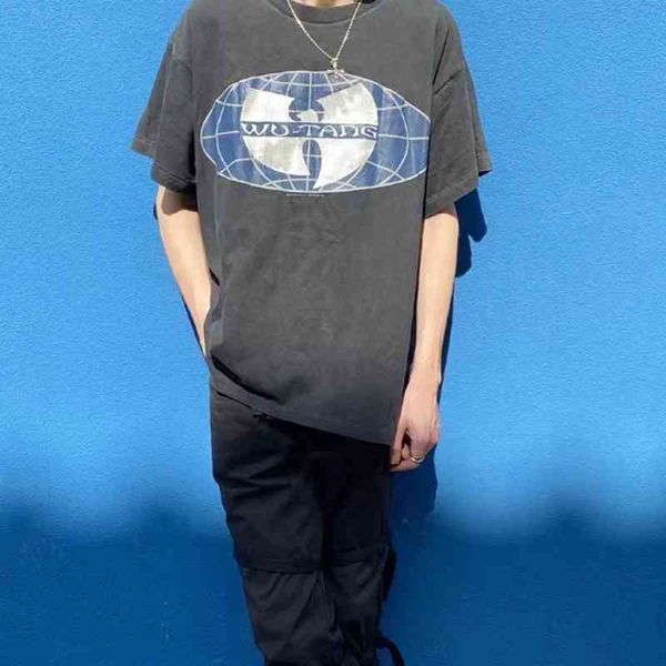 meichao wudang wash make old letter print high street fog street hip hop classic short sleeve female t-shirt man, White;black
meichao wudang wash make old letter print high street fog street hip hop classic short sleeve female t-shirt man, White;black