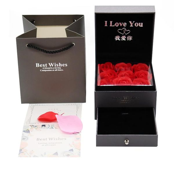 gift wrap valentine's day preserved flower box jewelry packaging ring necklace storage organizer
gift wrap valentine's day preserved flower box jewelry packaging ring necklace storage organizer