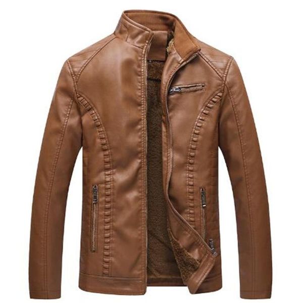 men's jackets autumn and winter plus thicken velvet warm leather jacket pu outerwear coat, Black;brown
men's jackets autumn and winter plus thicken velvet warm leather jacket pu outerwear coat, Black;brown