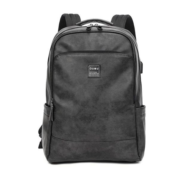 backpack casual men's leather pu multi-function large capacity backbag usb charging lapbags male travel rucksack mochila
backpack casual men's leather pu multi-function large capacity backbag usb charging lapbags male travel rucksack mochila