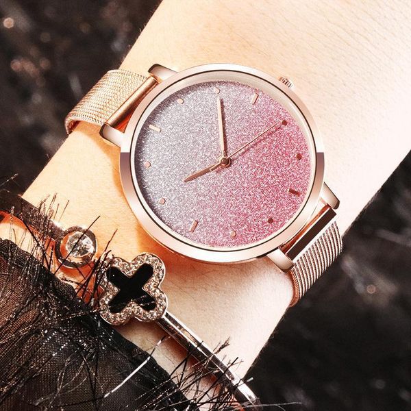 wristwatches 2021 fashion glitter gradient alloy metal mesh women ladies dress gift watches wholesale leisure casual party, Slivery;brown
wristwatches 2021 fashion glitter gradient alloy metal mesh women ladies dress gift watches wholesale leisure casual party, Slivery;brown