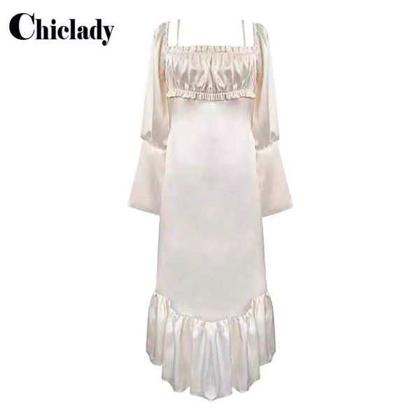 casual dresses chiclady vintage beige slash neck ruched a-line midi for women satin long puff sleeve spring summer party dinner dress, Black;gray
casual dresses chiclady vintage beige slash neck ruched a-line midi for women satin long puff sleeve spring summer party dinner dress, Black;gray