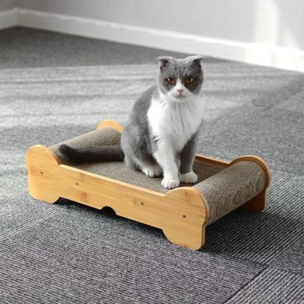 cat furniture & scratchers corrugated paper bed with wood stands kitten scratching board pet funny platform lounger sofa for cats scratcher
cat furniture & scratchers corrugated paper bed with wood stands kitten scratching board pet funny platform lounger sofa for cats scratcher