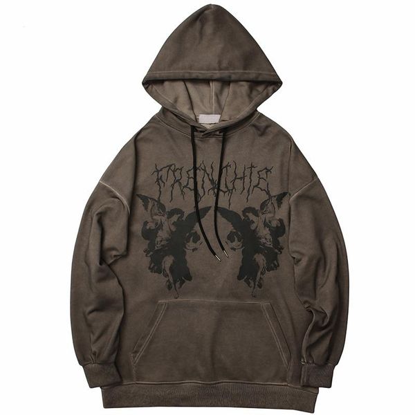 women's hoodies & sweatshirts streetwear hooded jacket angel dark print coat harajuku cotton pullover y2k e-girl punk, Black
women's hoodies & sweatshirts streetwear hooded jacket angel dark print coat harajuku cotton pullover y2k e-girl punk, Black
