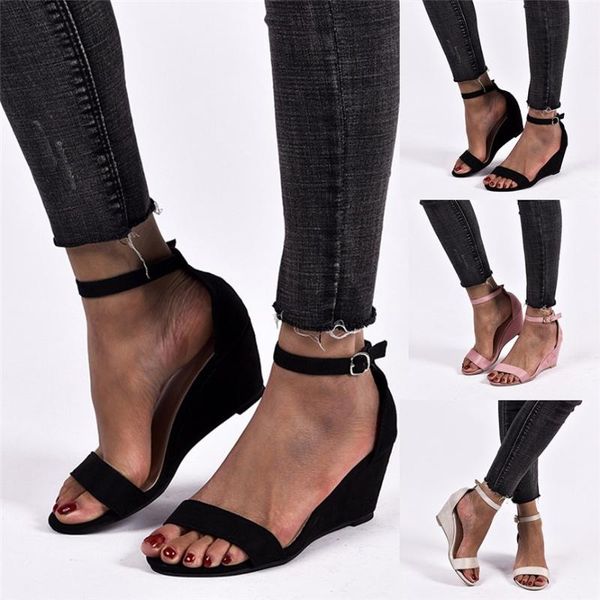 shoes woman platform fashion summer ladies round toe shoes plus size wedges casual sandals solid open toe comfortable shoe, Black
shoes woman platform fashion summer ladies round toe shoes plus size wedges casual sandals solid open toe comfortable shoe, Black