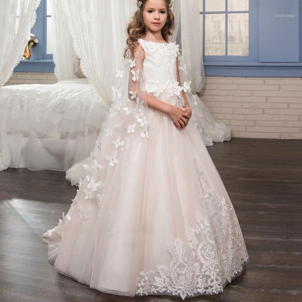 girl's dresses u-swear 2021 arrival pink flower girl embroidery butterfly appliqued cloak removable pageant for girls1, Red;yellow
girl's dresses u-swear 2021 arrival pink flower girl embroidery butterfly appliqued cloak removable pageant for girls1, Red;yellow