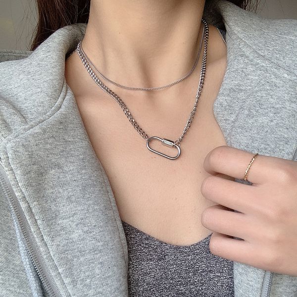 new punk hook pendant necklace for women hiphop jewelry vintage double chain choker necklaces statement bijoux wholesale 2021, Golden;silver
new punk hook pendant necklace for women hiphop jewelry vintage double chain choker necklaces statement bijoux wholesale 2021, Golden;silver