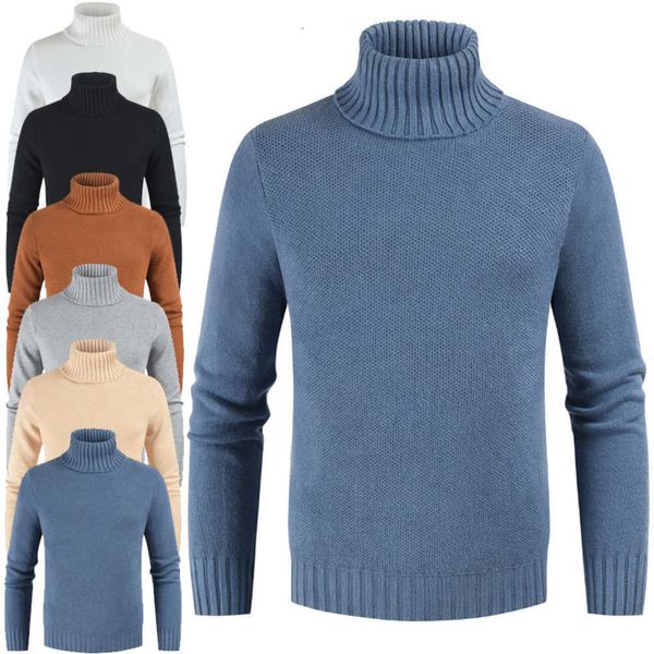 20212020 autumn and winter new men's pullover korean slim high collar solid color sweater, White;black
20212020 autumn and winter new men's pullover korean slim high collar solid color sweater, White;black