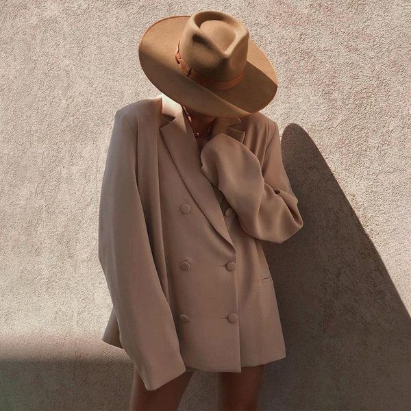women's suits & blazers 2021 autumn fashion solid color double-breasted casual suit jacket long-sleeved temperament commuter blazer wom, White;black
women's suits & blazers 2021 autumn fashion solid color double-breasted casual suit jacket long-sleeved temperament commuter blazer wom, White;black