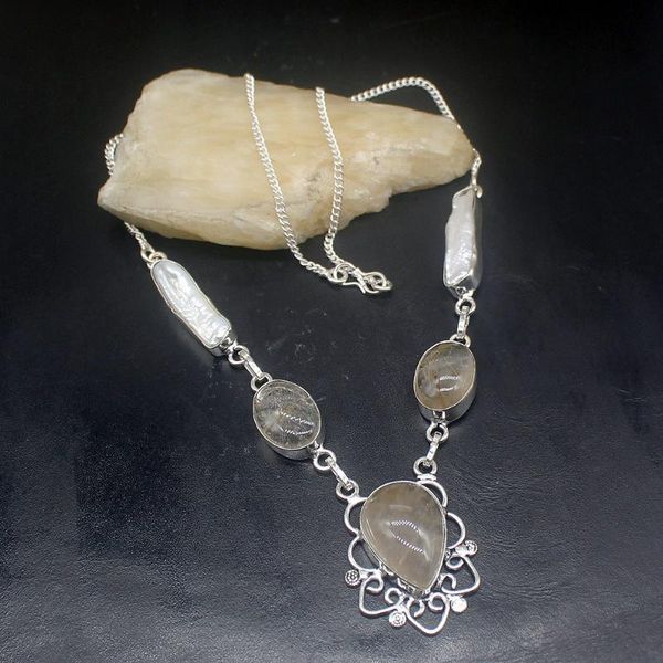 chains gemstonefactory jewelry big promotion 925 silver rutilated quartz biwa pearl ladies women chain necklace 48cm 20213533
chains gemstonefactory jewelry big promotion 925 silver rutilated quartz biwa pearl ladies women chain necklace 48cm 20213533