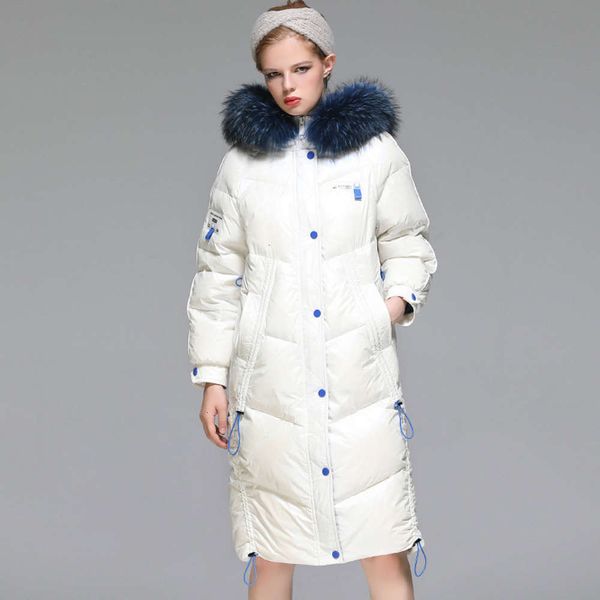 light luxuryparka 2020 down white coats for women ultra long new winter big collar loose korean jacket medium length goose brand, Black
light luxuryparka 2020 down white coats for women ultra long new winter big collar loose korean jacket medium length goose brand, Black