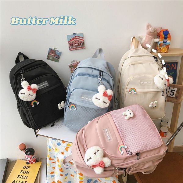 backpack water-proof japanese backpacks, women's school bag with a solid color, anti-theft to ans1
backpack water-proof japanese backpacks, women's school bag with a solid color, anti-theft to ans1