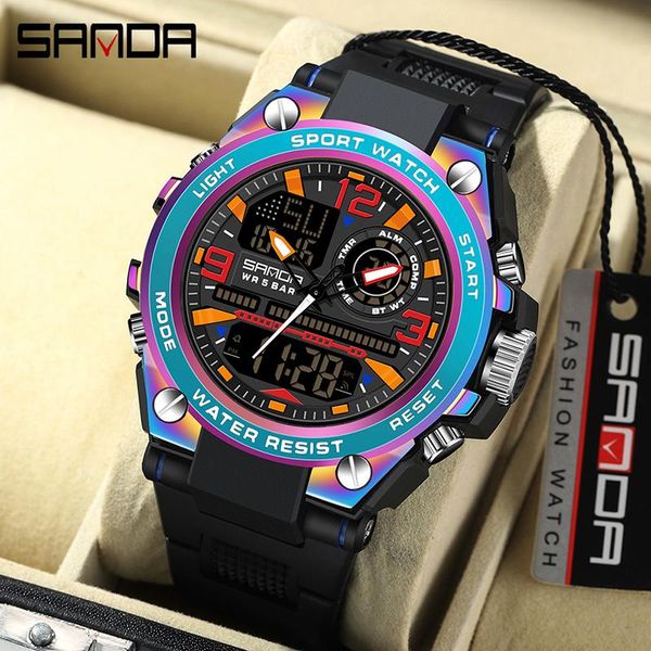 wristwatches sanda g style sports military men's watches waterproof dual display quartz watch men s symphony male clock relogios, Slivery;brown
wristwatches sanda g style sports military men's watches waterproof dual display quartz watch men s symphony male clock relogios, Slivery;brown