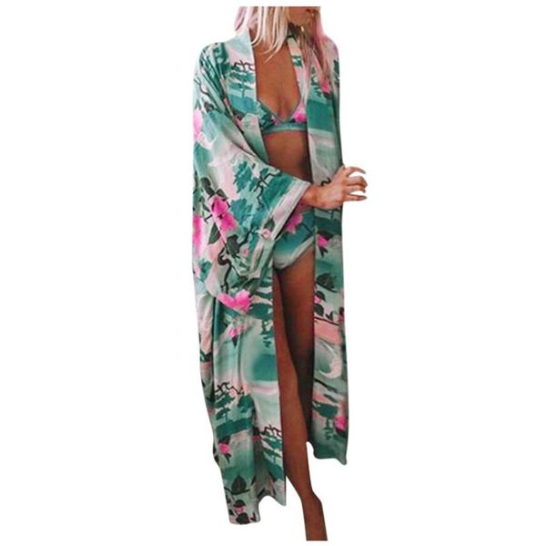 women's swimwear bohemian printed bikini cover-ups flower print women swimsuit long sleeve loose robe femme dress beachwear plus size v, White;black
women's swimwear bohemian printed bikini cover-ups flower print women swimsuit long sleeve loose robe femme dress beachwear plus size v, White;black