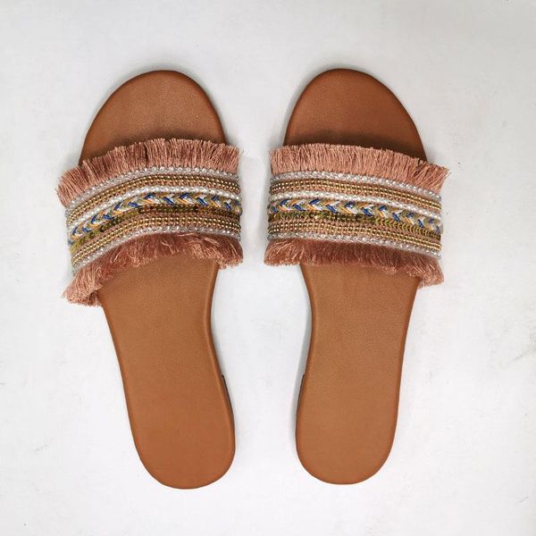 slippers plus size 42 43 summer women rome style outside beach shoes flat with weaving slides mules sandals, Black
slippers plus size 42 43 summer women rome style outside beach shoes flat with weaving slides mules sandals, Black