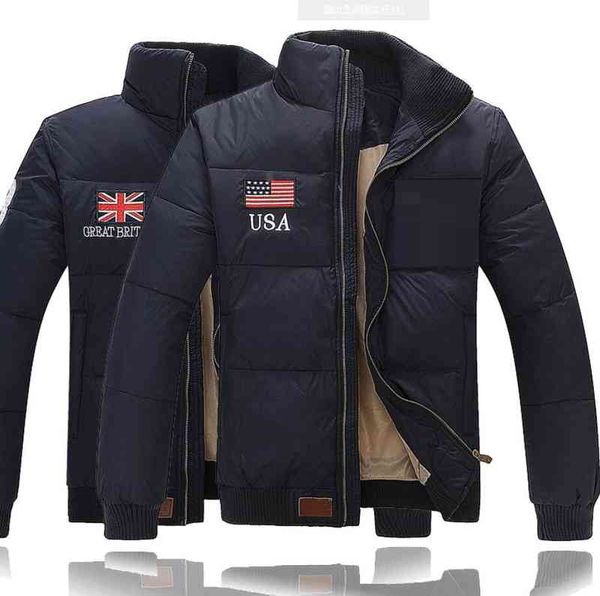winter warm et outdoor padded polo down ets men's down parkas outerwear coats, Black
winter warm et outdoor padded polo down ets men's down parkas outerwear coats, Black