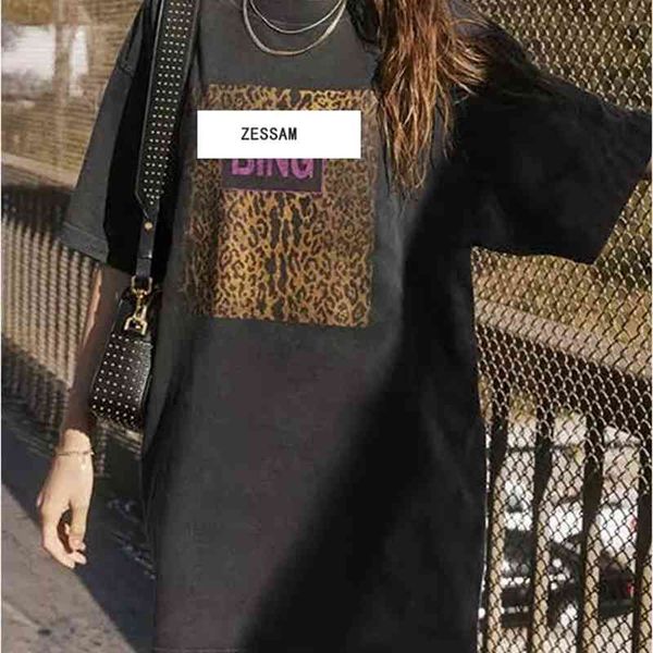 women's t-shirt vintage women tee letter leopard print long t-shirt 100% cotton o-neck shirt short sleeve summer oversize rbg, White
women's t-shirt vintage women tee letter leopard print long t-shirt 100% cotton o-neck shirt short sleeve summer oversize rbg, White