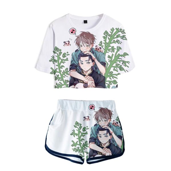 women's t-shirt anime balance unlimited 3d two-piece sets print summer short sleeve +shorts set figure clothing, White
women's t-shirt anime balance unlimited 3d two-piece sets print summer short sleeve +shorts set figure clothing, White